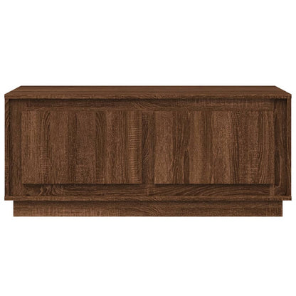 Tavolino Salotto Rovere Marrone 102x50x44 cm Legno Multistrato | homemem39