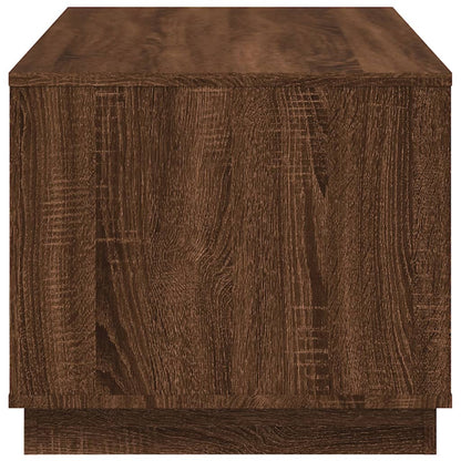 Tavolino Salotto Rovere Marrone 102x50x44 cm Legno Multistrato | homemem39