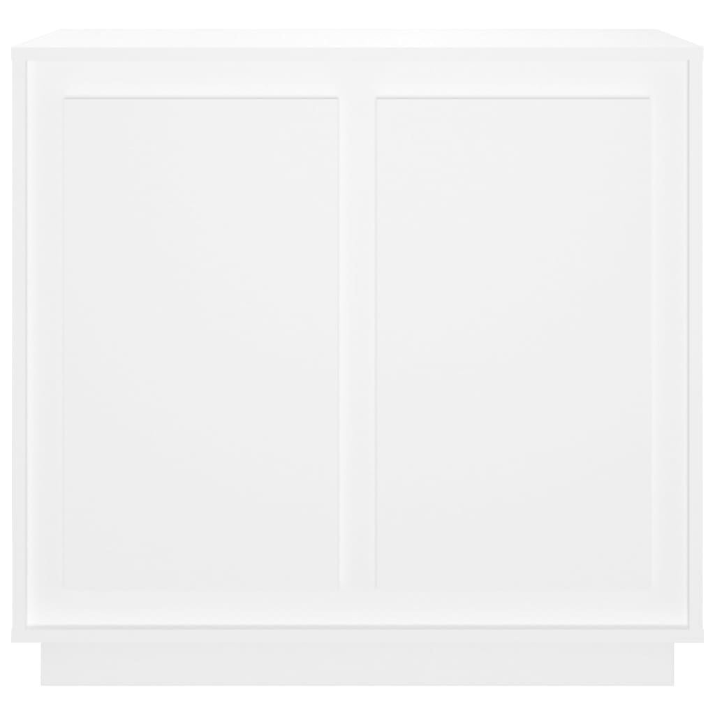 Credenza Bianca 80x34x75 cm in Legno Multistrato - homemem39