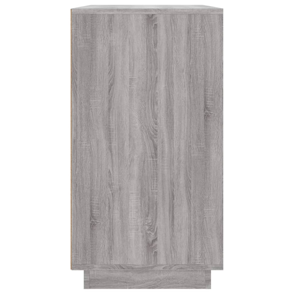Credenza Grigio Sonoma 80x34x75 cm in Legno Multistrato - homemem39