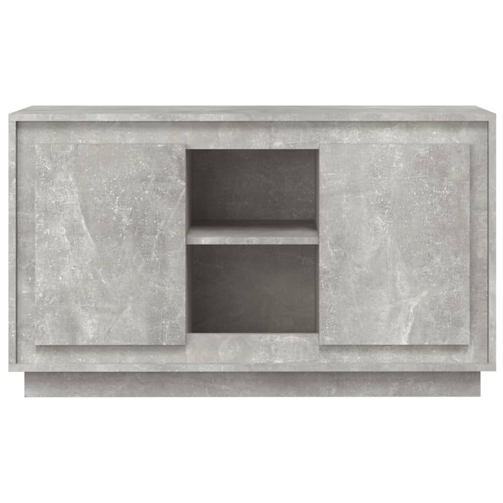 Credenza Grigio Cemento 102x35x60 cm in Legno Multistrato - homemem39