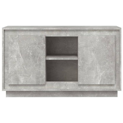 Credenza Grigio Cemento 102x35x60 cm in Legno Multistrato - homemem39