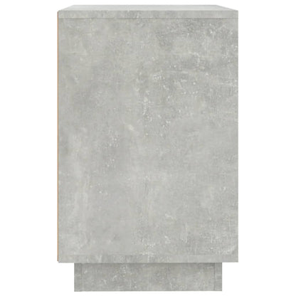 Credenza Grigio Cemento 102x35x60 cm in Legno Multistrato