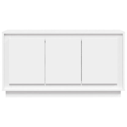 Credenza Bianca 102x35x55 cm in Legno Multistrato - homemem39