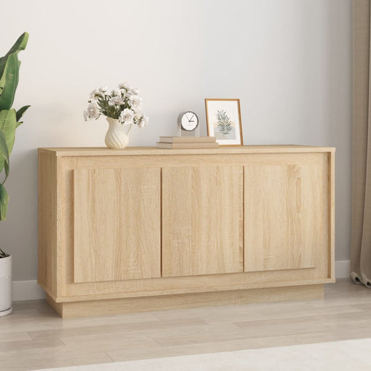 Credenza Rovere Sonoma 102x35x55 cm in Legno Multistrato - homemem39