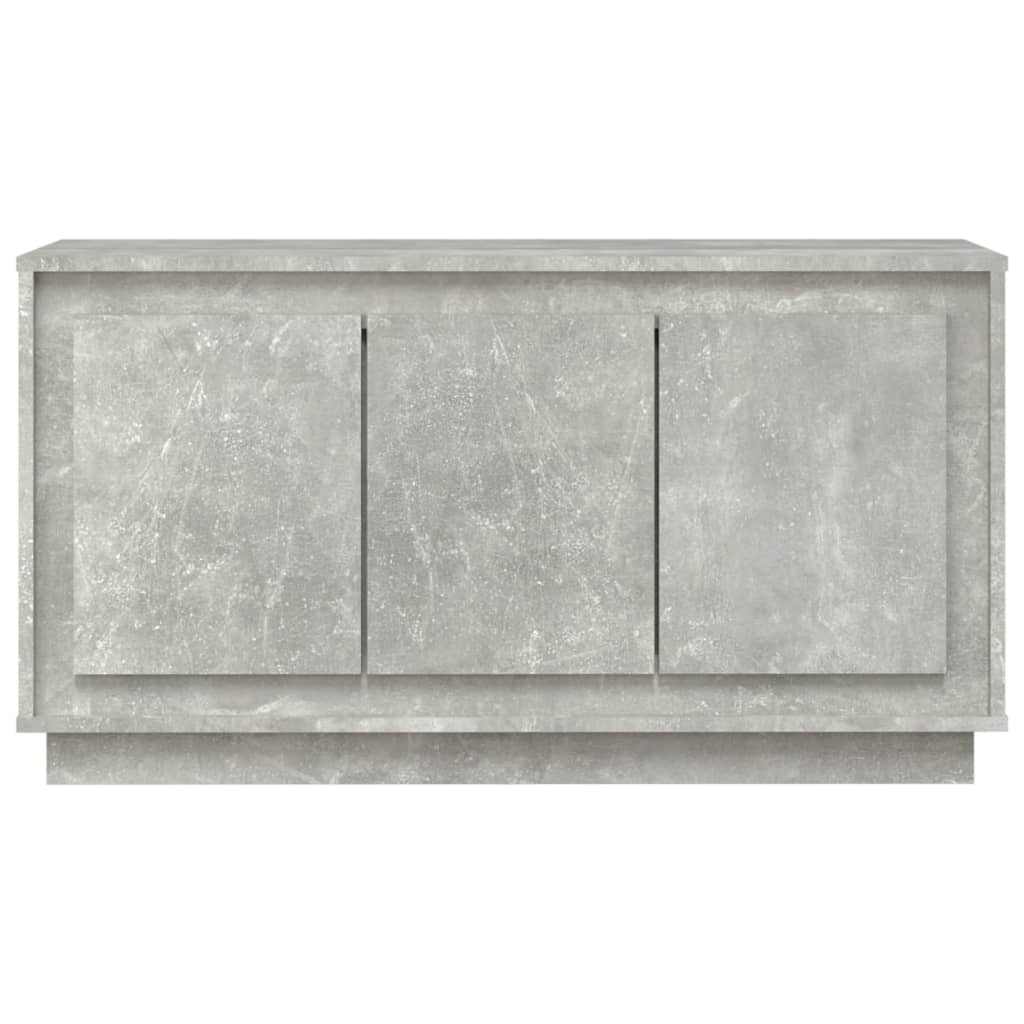 Credenza Grigio Cemento 102x35x55 cm in Legno Multistrato