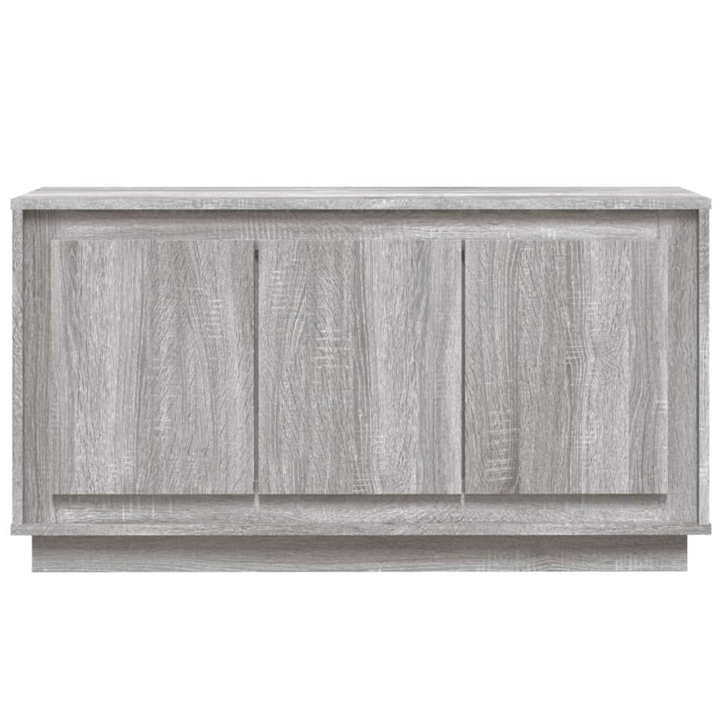 Credenza Grigio Sonoma 102x35x55 cm in Legno Multistrato