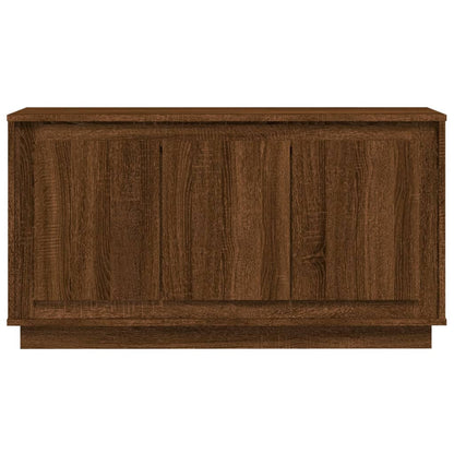 Brown Oak Sideboard 102x35x55 cm in Multilayer Wood