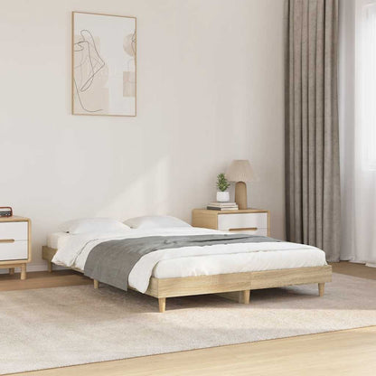 Giroletto senza Materasso Rovere Sonoma 120x200cm in Truciolato