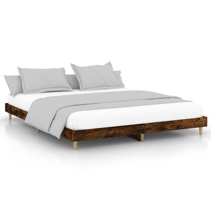 Giroletto senza Materasso Rovere Fumo 120x200 cm in Truciolato