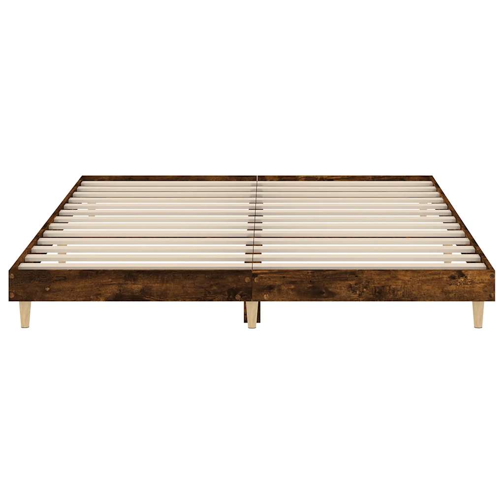 Giroletto senza Materasso Rovere Fumo 120x200 cm in Truciolato
