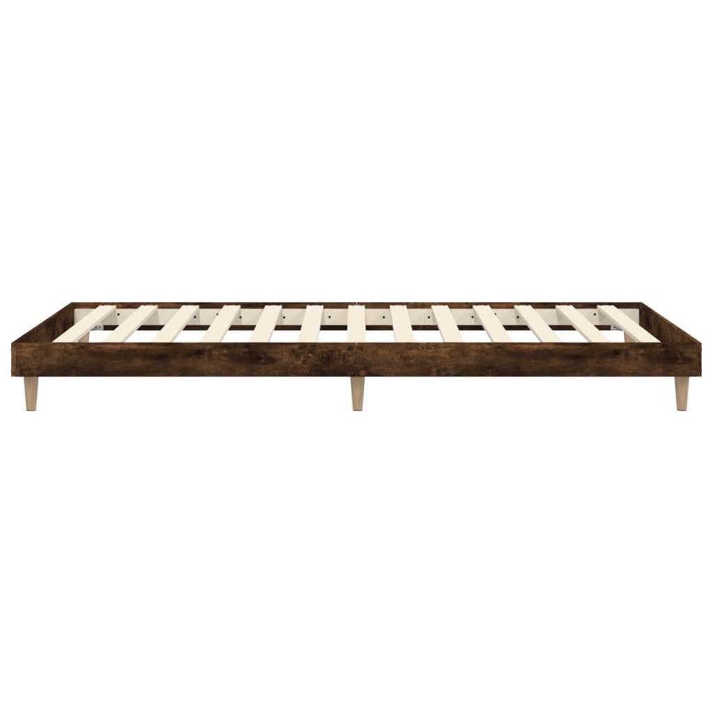 Giroletto senza Materasso Rovere Fumo 100x200 cm in Truciolato
