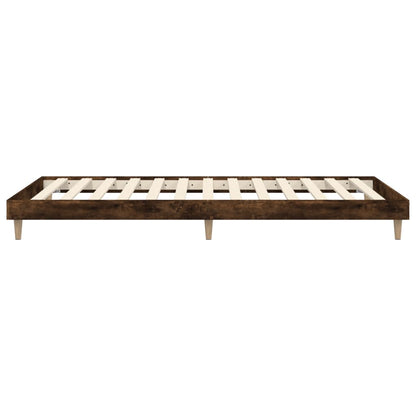 Giroletto senza Materasso Rovere Fumo 100x200 cm in Truciolato