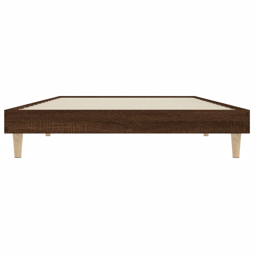 Giroletto senza Materasso Rovere Marrone 100x200 cm Truciolato
