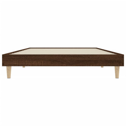 Giroletto senza Materasso Rovere Marrone 100x200 cm Truciolato