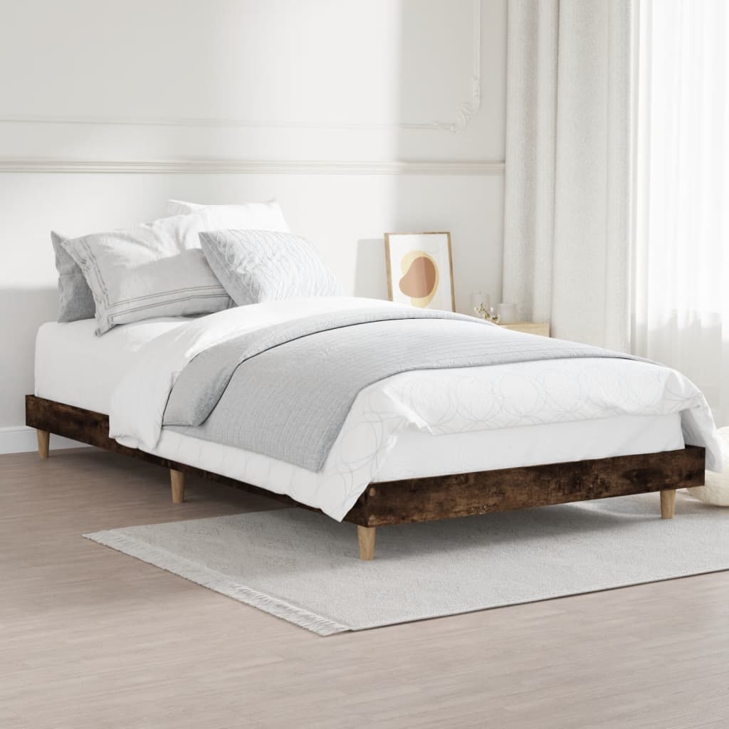 Giroletto senza Materasso Rovere Fumo 90x200 cm in Truciolato