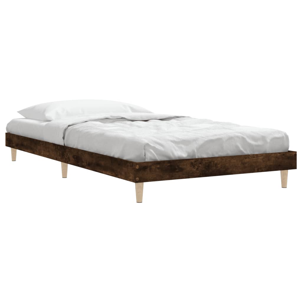 Giroletto senza Materasso Rovere Fumo 90x200 cm in Truciolato