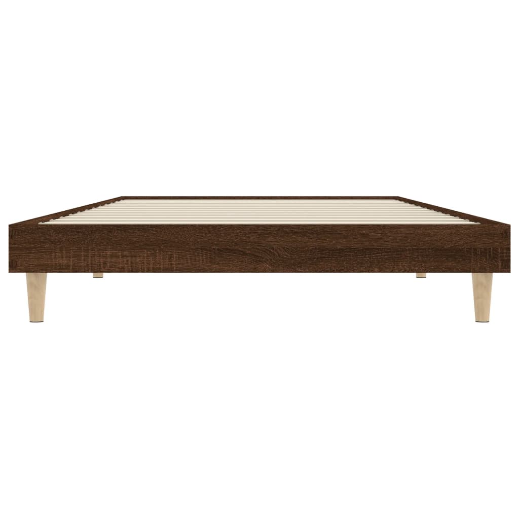 Giroletto senza Materasso Rovere Marrone 90x200cm in Truciolato