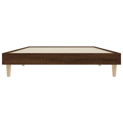 Giroletto senza Materasso Rovere Marrone 90x200cm in Truciolato