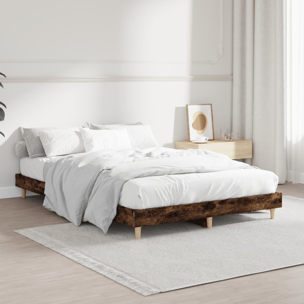 Giroletto senza Materasso Rovere Fumo 120x190 cm in Truciolato