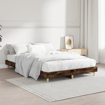 Giroletto senza Materasso Rovere Fumo 120x190 cm in Truciolato
