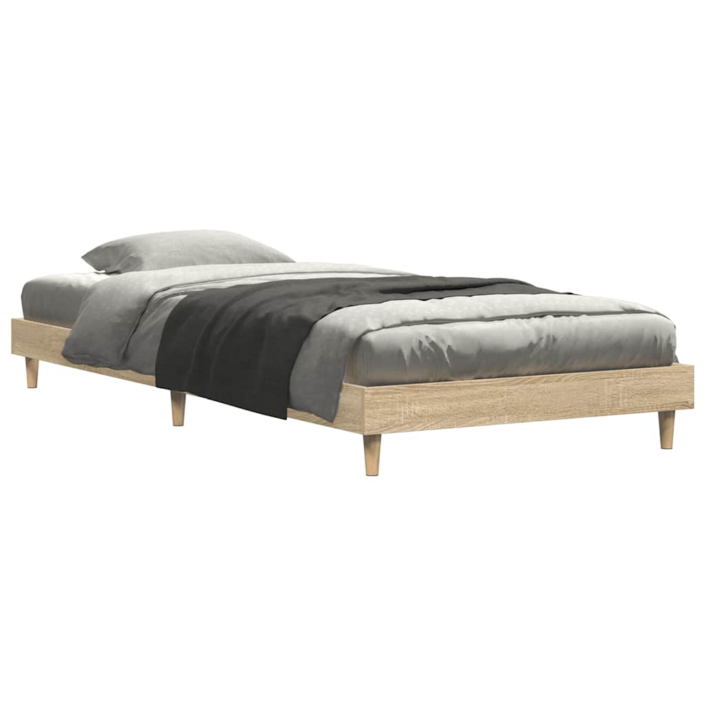 Giroletto senza Materasso Rovere Sonoma 75x190 cm in Truciolato