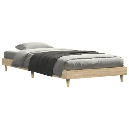 Giroletto senza Materasso Rovere Sonoma 75x190 cm in Truciolato