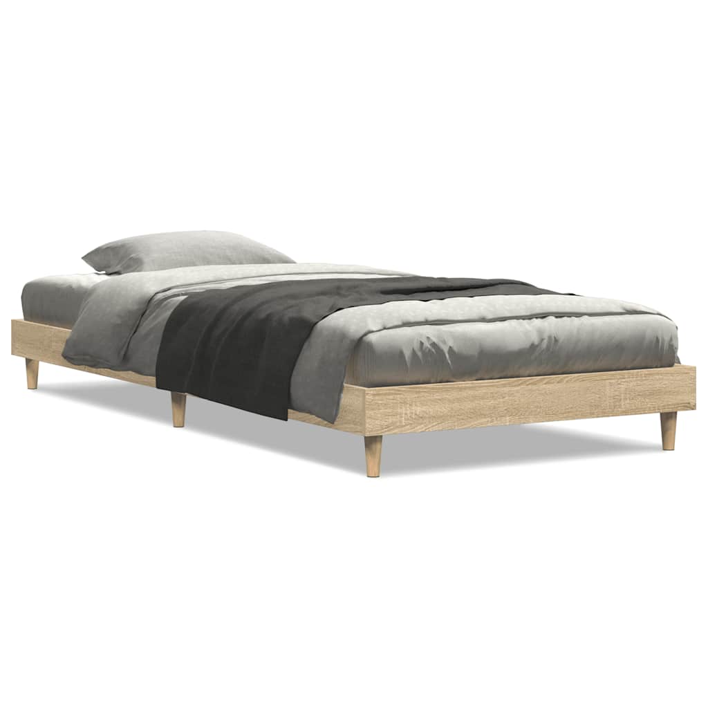 Giroletto senza Materasso Rovere Sonoma 75x190 cm in Truciolato