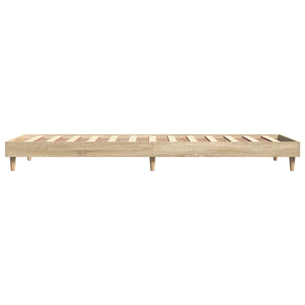 Giroletto senza Materasso Rovere Sonoma 75x190 cm in Truciolato