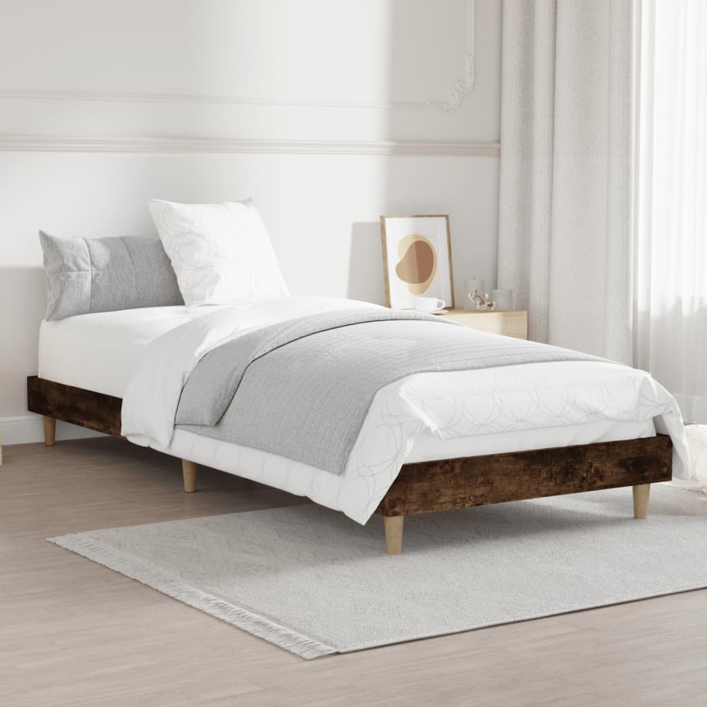 Giroletto senza Materasso Rovere Fumo 75x190 cm in Truciolato | homemem39