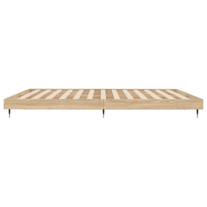Giroletto senza Materasso Rovere Sonoma 120x200cm in Truciolato