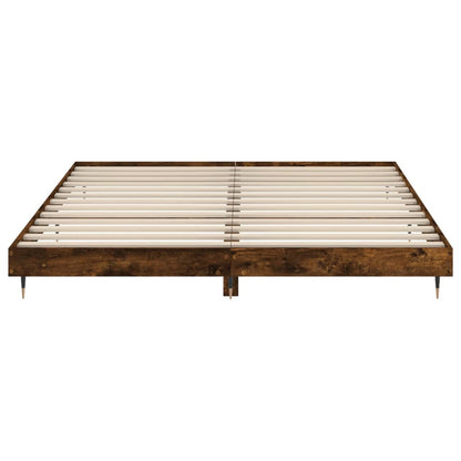 Giroletto senza Materasso Rovere Fumo 120x200 cm in Truciolato
