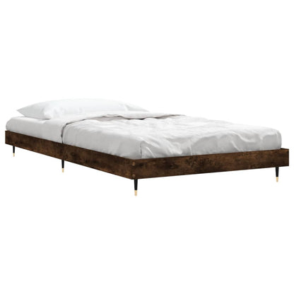 Giroletto senza Materasso Rovere Fumo 100x200 cm in Truciolato