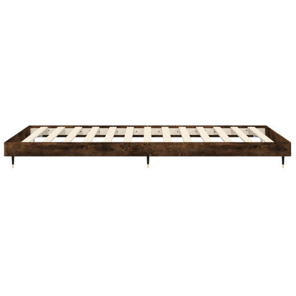 Giroletto senza Materasso Rovere Fumo 100x200 cm in Truciolato
