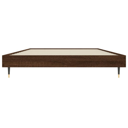 Giroletto senza Materasso Rovere Marrone 100x200 cm Truciolato