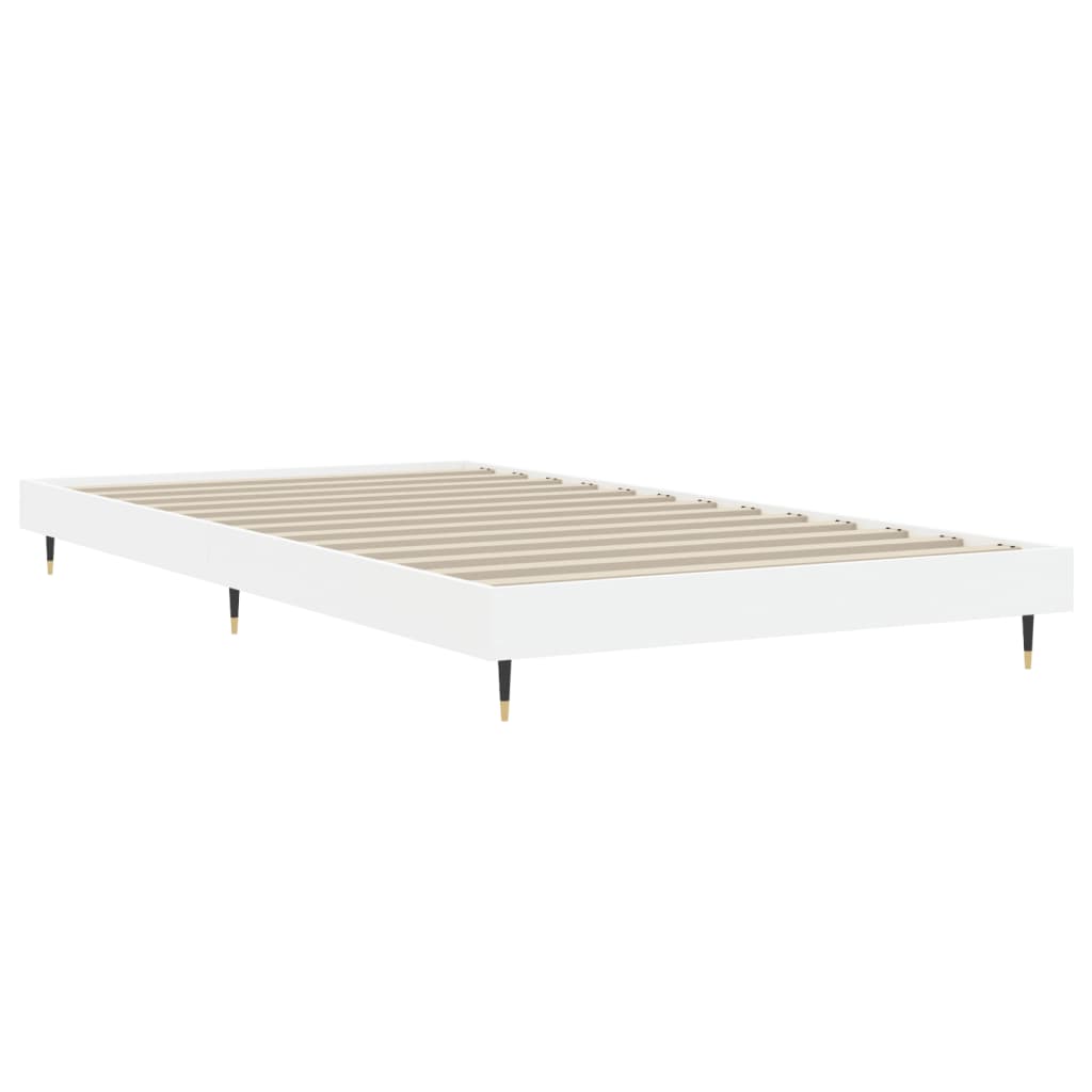 Giroletto Bianco 90x200 cm in Legno Multistrato - homemem39