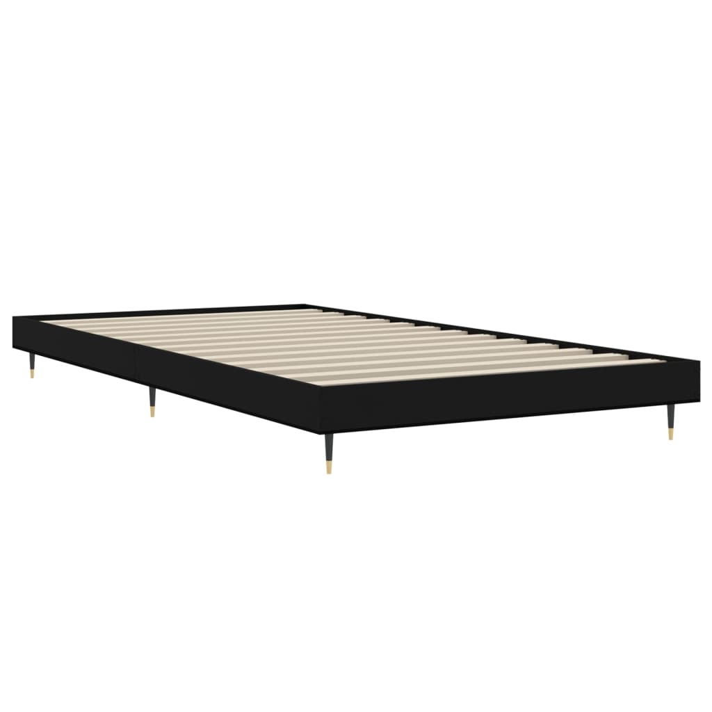 Giroletto Nero 90x200 cm in Legno Multistrato