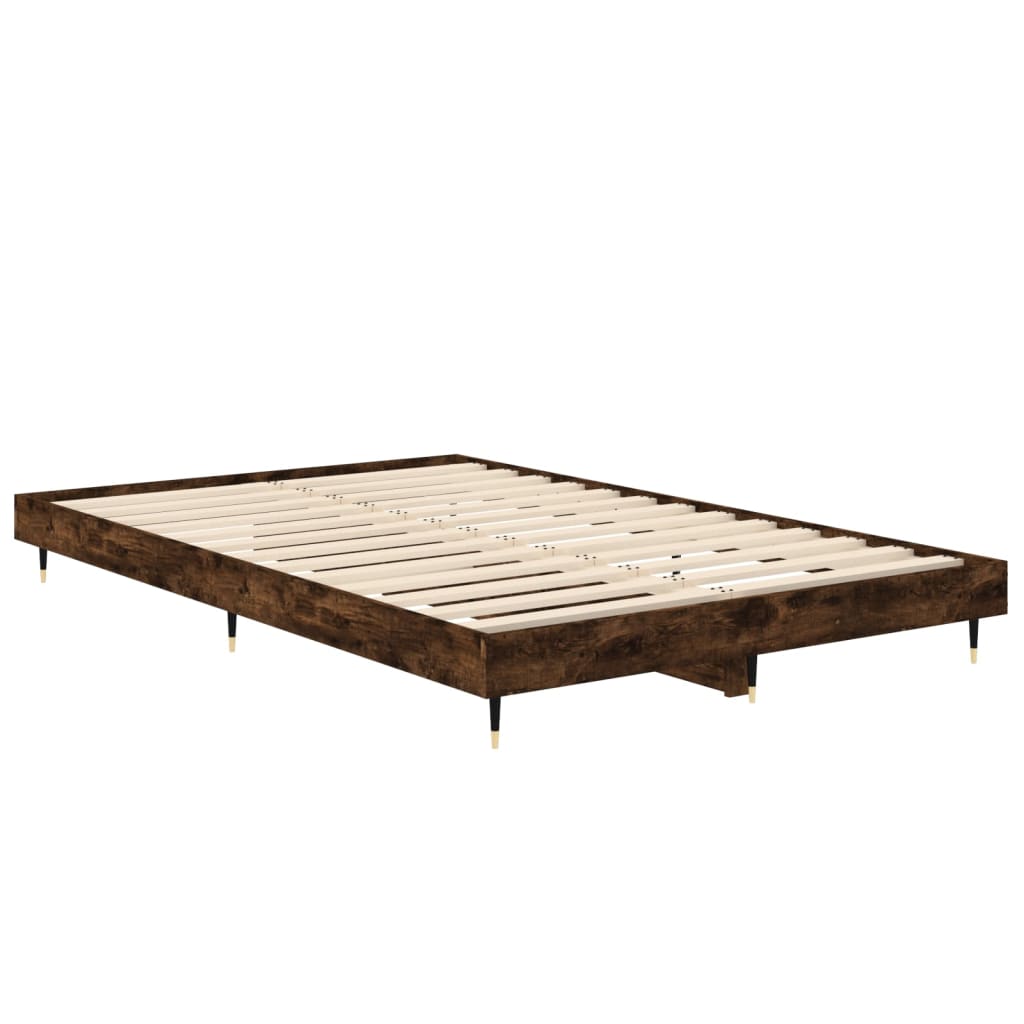 Giroletto senza Materasso Rovere Fumo 120x190 cm in Truciolato