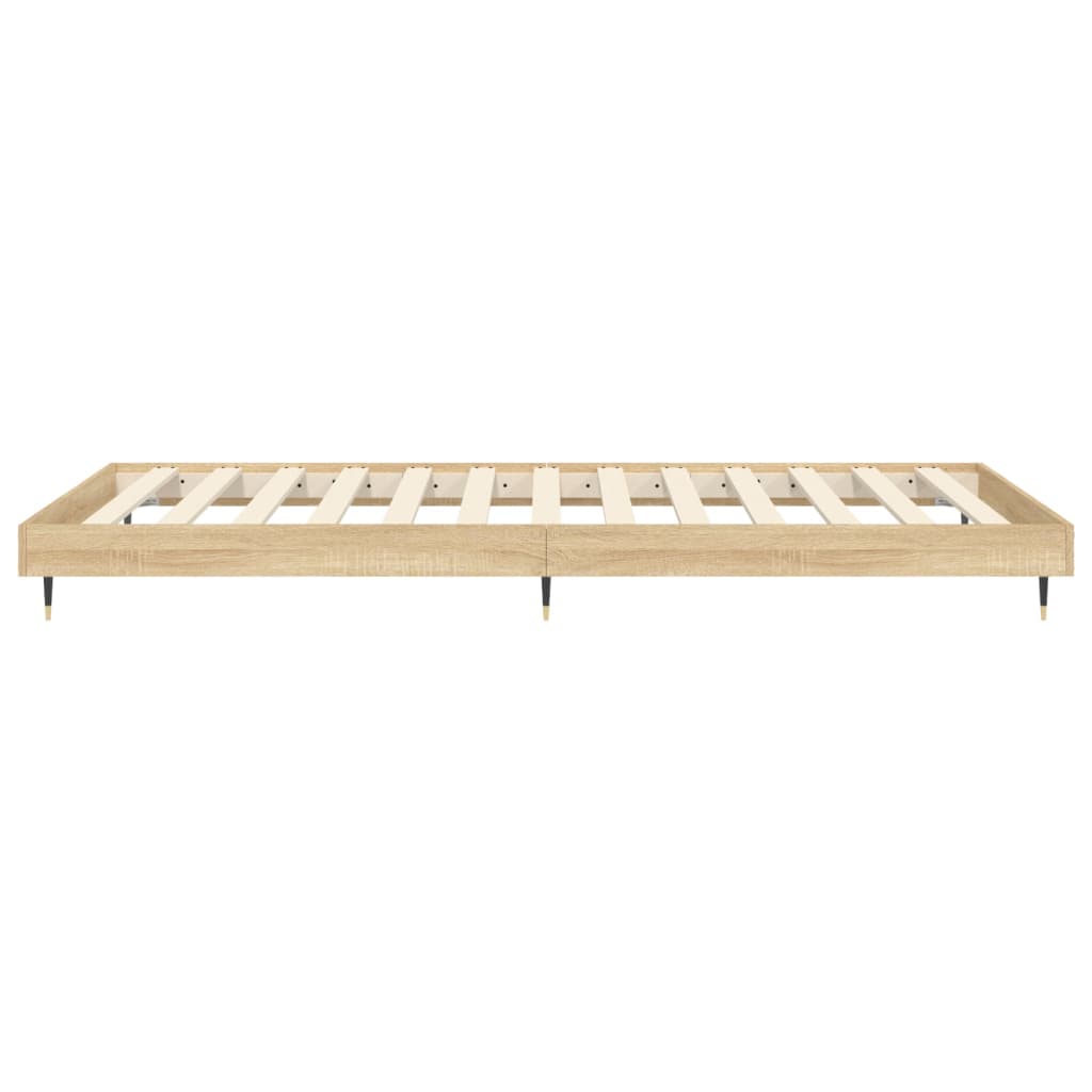 Giroletto senza Materasso Rovere Sonoma 75x190 cm in Truciolato