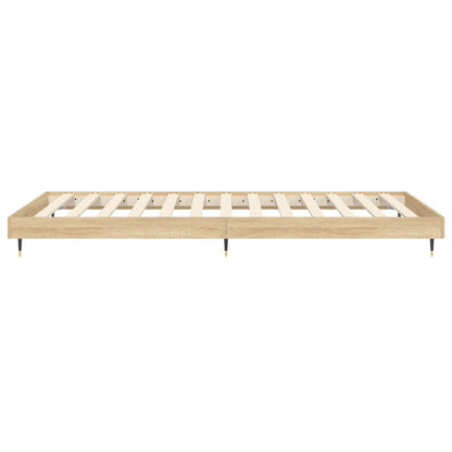 Giroletto senza Materasso Rovere Sonoma 75x190 cm in Truciolato