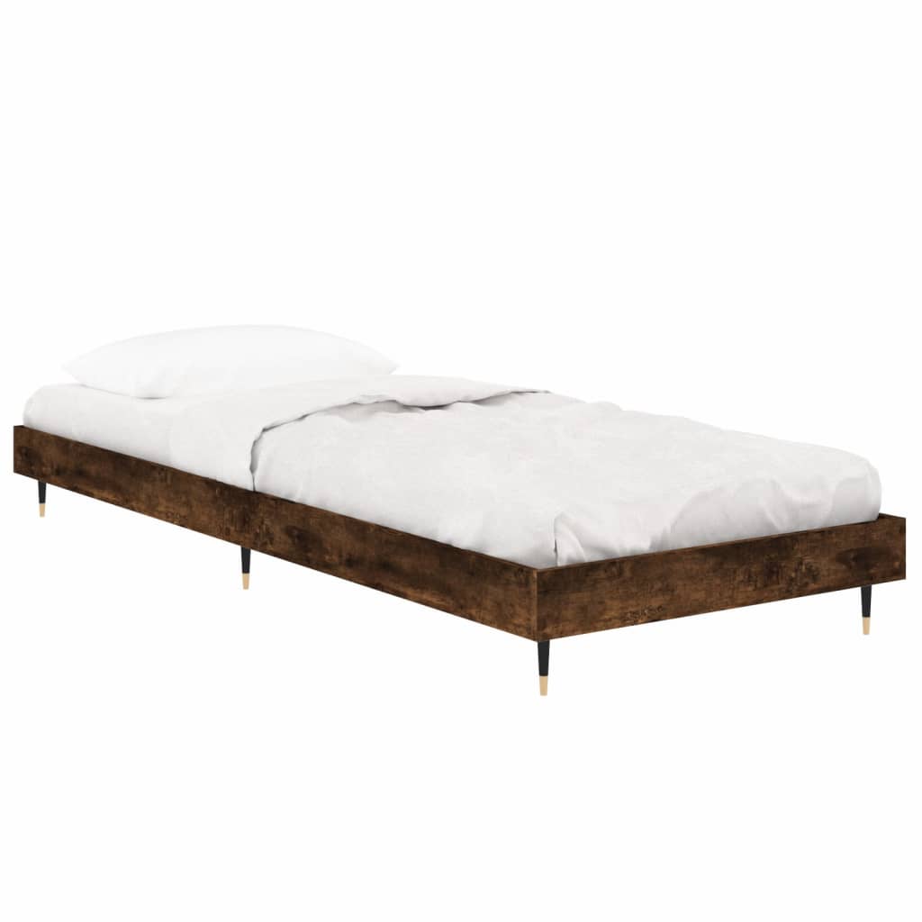 Giroletto senza Materasso Rovere Fumo 75x190 cm in Truciolato
