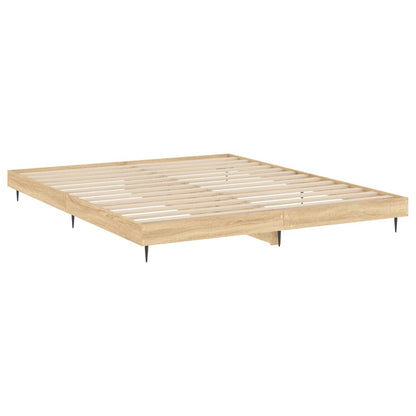 Giroletto senza Materasso Rovere Sonoma 180x200cm in Truciolato
