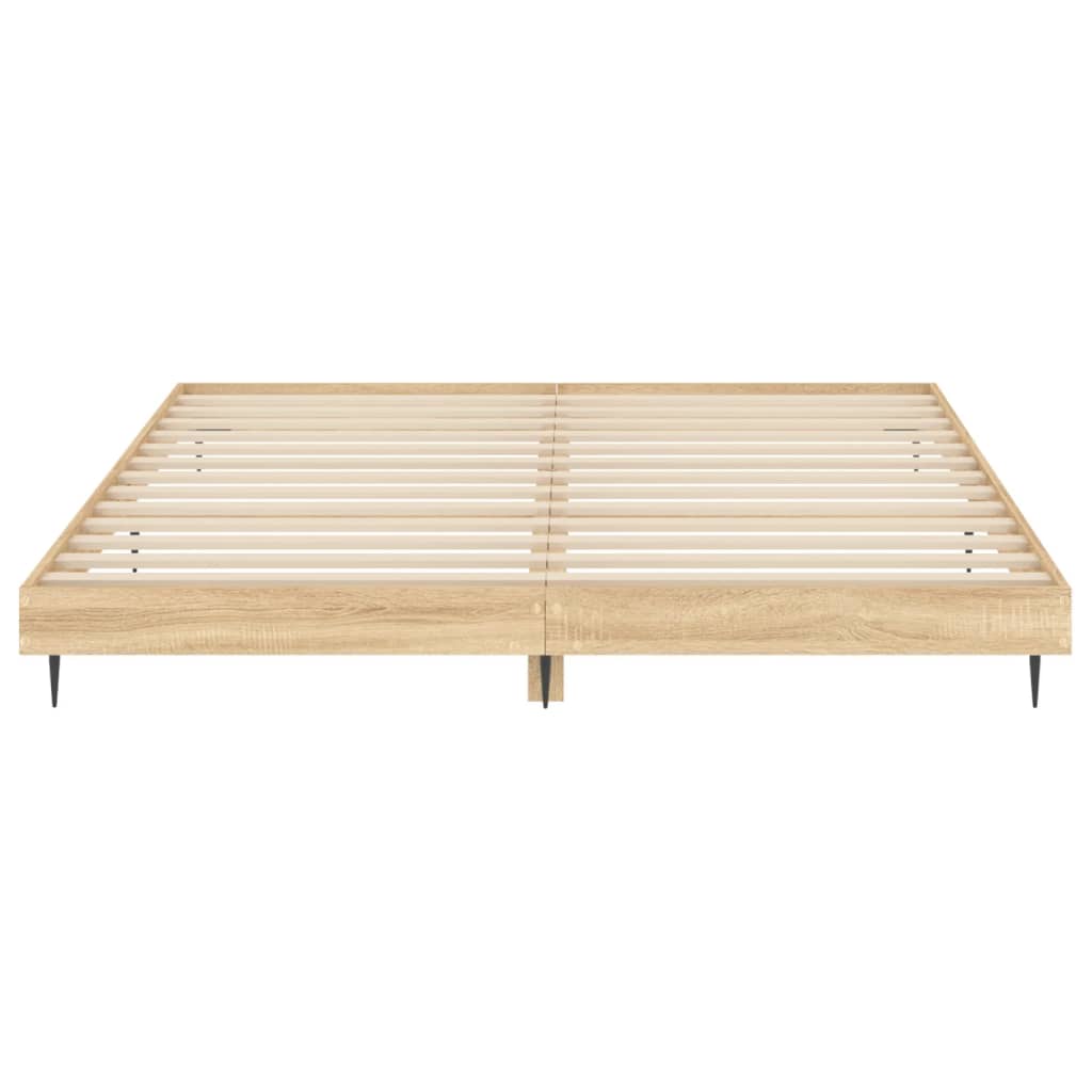 Giroletto senza Materasso Rovere Sonoma 180x200cm in Truciolato