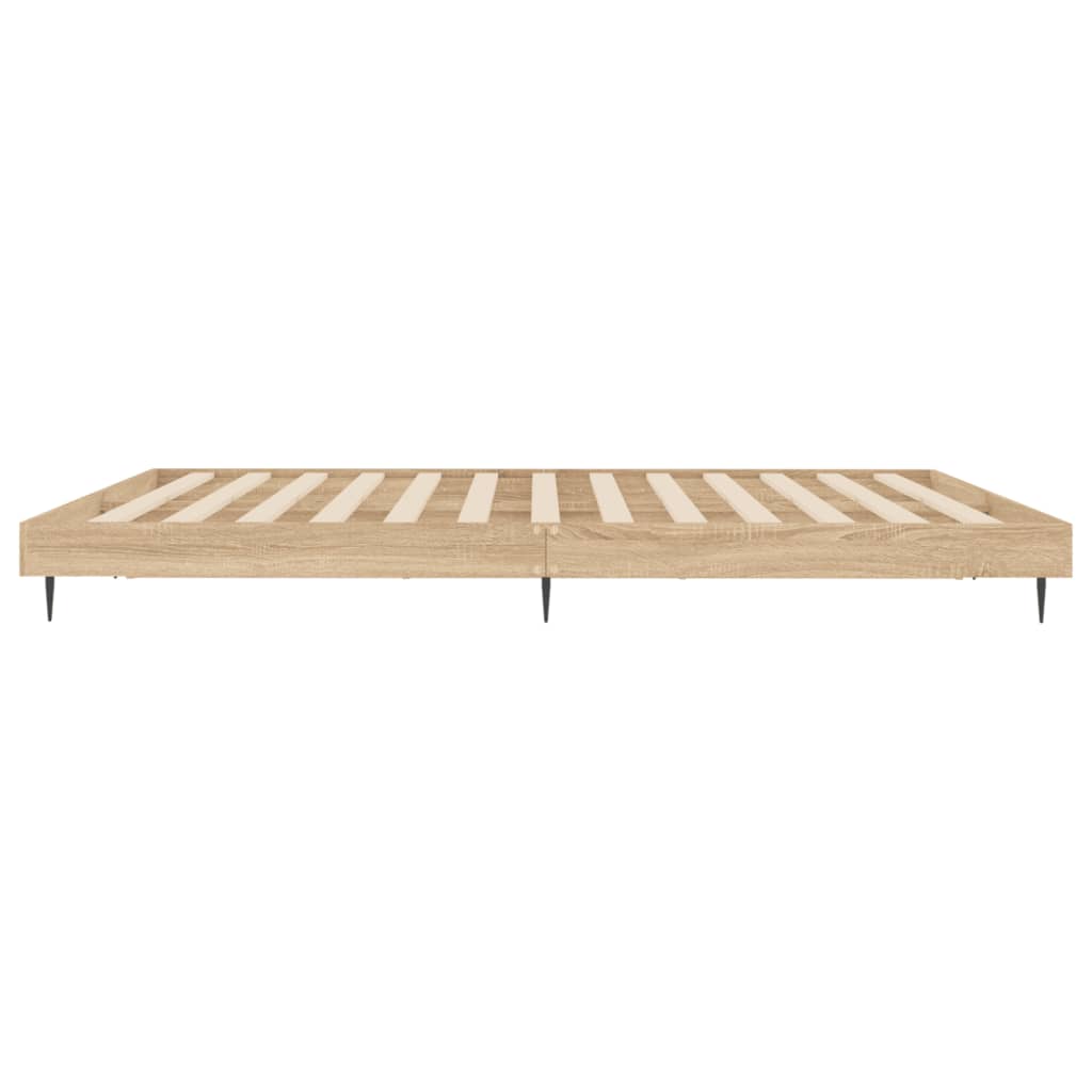Giroletto senza Materasso Rovere Sonoma 180x200cm in Truciolato