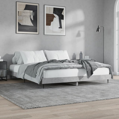 Giroletto Grigio Cemento 160x200 cm in Legno Multistrato - homemem39