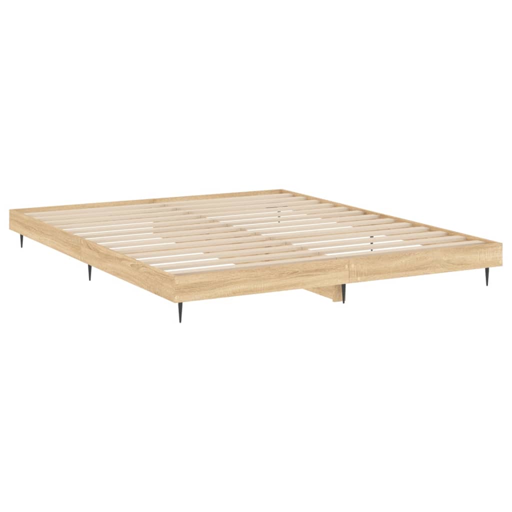 Giroletto senza Materasso Rovere Sonoma 120x200cm in Truciolato