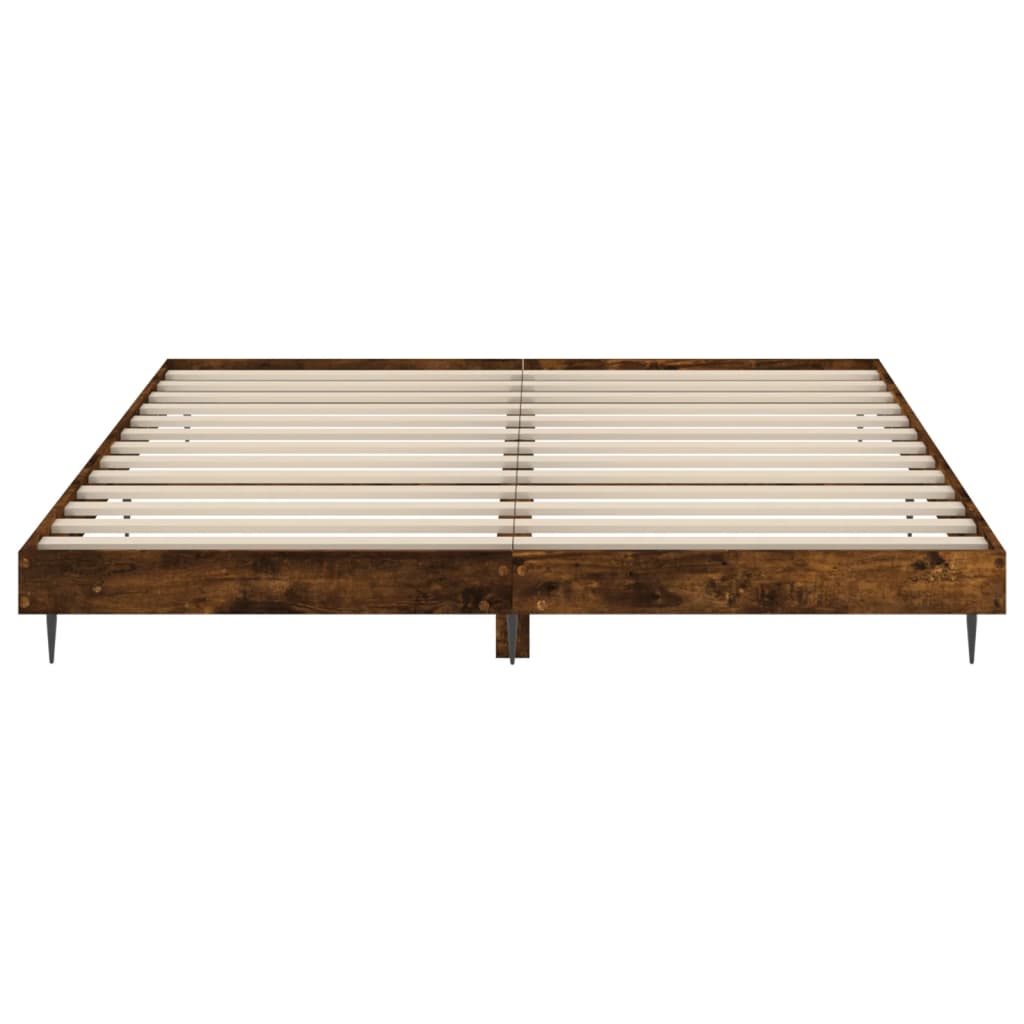 Giroletto senza Materasso Rovere Fumo 120x200 cm in Truciolato