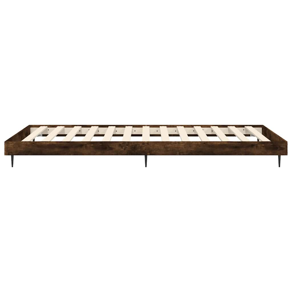 Giroletto senza Materasso Rovere Fumo 90x200 cm in Truciolato