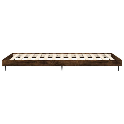 Giroletto senza Materasso Rovere Fumo 90x200 cm in Truciolato