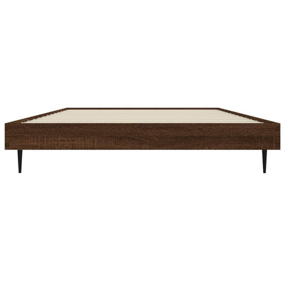 Giroletto senza Materasso Rovere Marrone 90x200cm in Truciolato